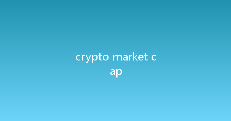 crypto market cap 