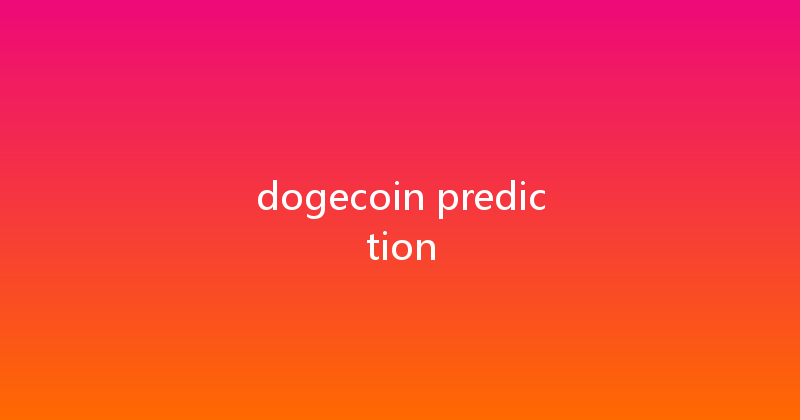 dogecoin prediction 