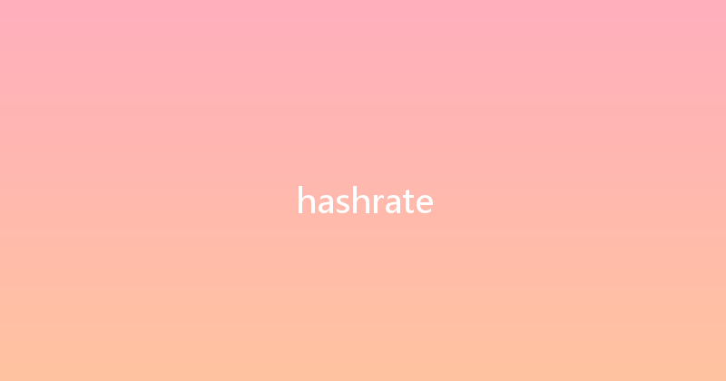 hashrate 