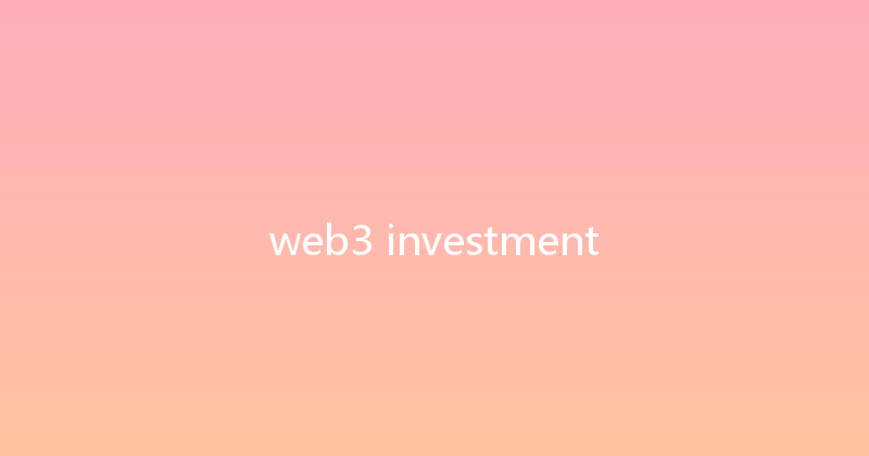 web3 investment 